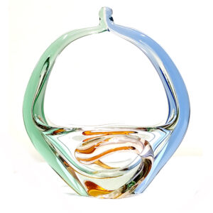 Vintage Bohemian Glass bowl