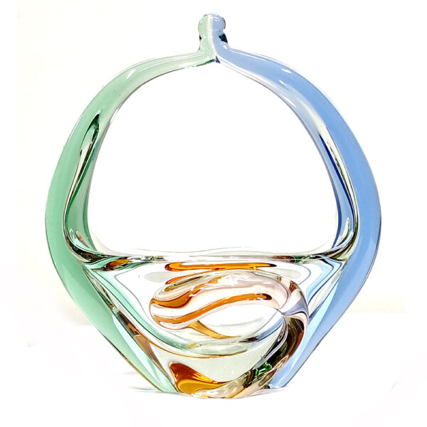 Vintage Bohemian Glass bowl